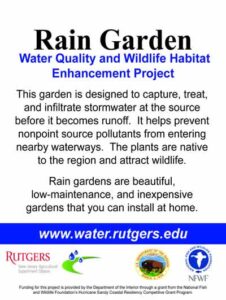 Example - Rain Garden Water Quality and Wildlife Habitat Enhancement Project Front page