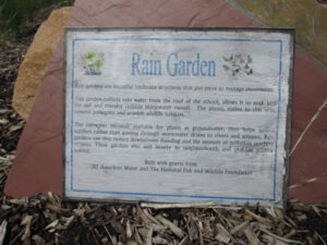 Columbia Middle School Rain Garden Information