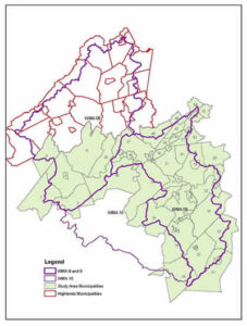 Raritan River Basin Map.